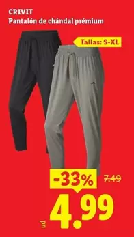 Crivit - Pantalon De Chandal Premium