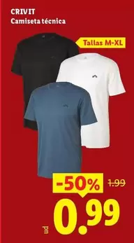 Crivit - Camiseta Tecnica