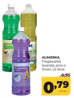 Alimerka - Fregasuelos Lavanda, Pino O Limón