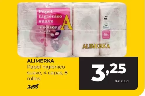Alimerka - Papel Higiénico Suave
