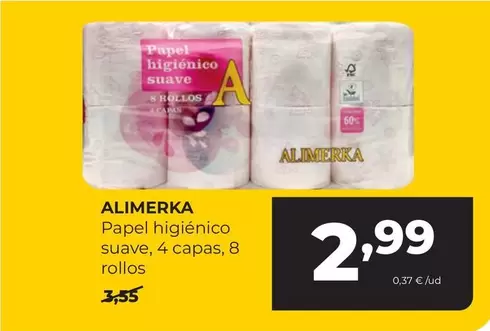 Alimerka - Papel Higiénico Suave
