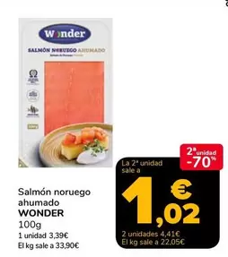Wonder - Salmon Noruego Ahumado