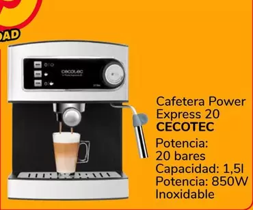 Cecotec - Cafetera Power Express 20