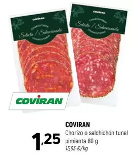 coviran - Chorizo O Salchichon Tunel Pimienta