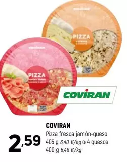 coviran - Pizza Fresca Jamón-queso