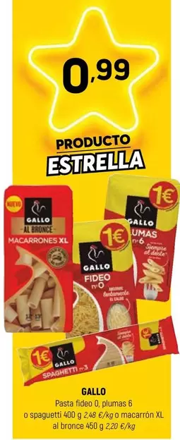 Gallo - Pasta Frido, Olimas 6 O Spaghetti