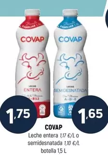 Covap - Leche Entera O Semidesnatada