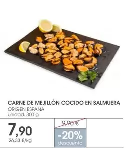 origen - Carne De Mejillón Cocido En Salmuera