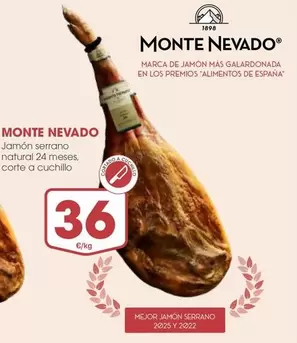 Monte Nevado - Jamon Serrano Natural
