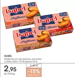Isabel - Mejillones En Escabeche
