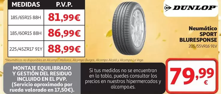 alcampo - Neumático Sport