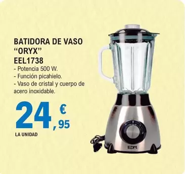 Cristal - Batidora De Vaso EEL1738
