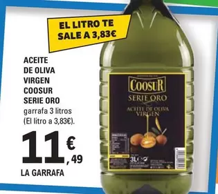 Coosur - Aceite De Oliva Virgen Serie Oro