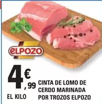 elpozo - Cinta De Lomo De Cerdo Marinada Por Trozos