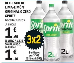 Sprite - Refresco De Lima-limón Original O Zero