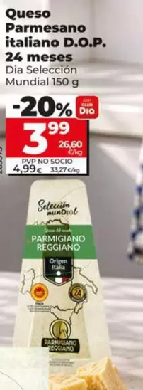 Dia Seleccion Mundial - Queso Parmesano Italiano D.O.P. 24 Meses