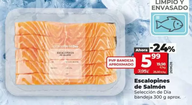 Seleccion De Dia - Escalopines De Salmón 
