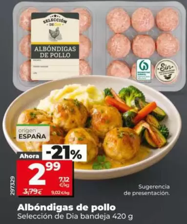 Seleccion De Dia - Albóndigas De Pollo