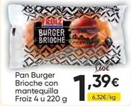 Froiz - Pan Burger Brioche Con Mantequilla