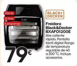 Black & Decker - Freidora Black&Decker BXAFO1200E