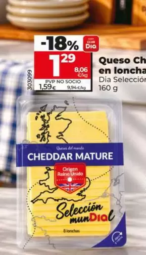Dia Seleccion Mundial - Queso Cheddar En Lonchas 