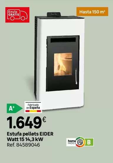 home - Estufa Pellets Watt 15 14, 3kw