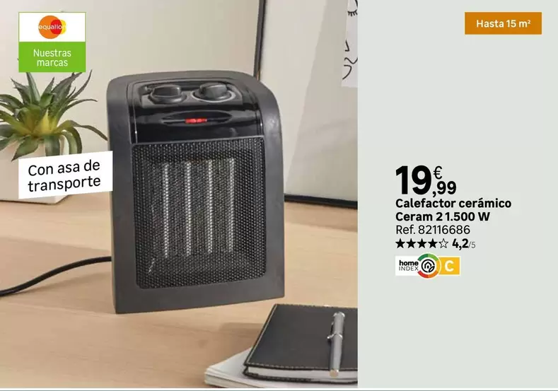 Equation - Calefactor Cerámico Ceram 2,150 W