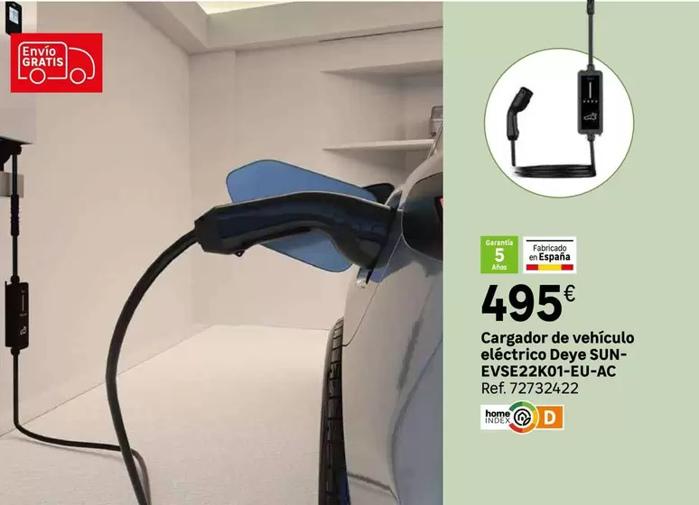 sun - Cargador De Vehículo Eléctrico Deyve Sun-EVSE22XEU-ACI