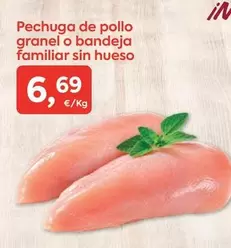 Pechuga De Pollo Granel O Bandeja Familiar Sin Hueso