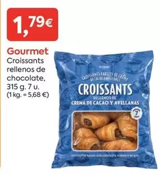 Gourmet - Croissants Rellenos De Chocolate