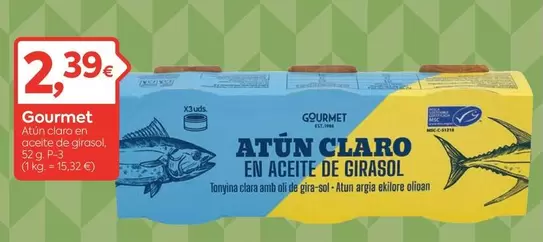 Gourmet - Atun Claro En Aceite De Girasol