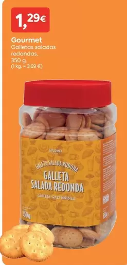 Gourmet - Galletas Saladas Redonda