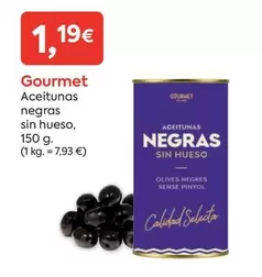 Gourmet - Aceitunas Negras Sin Hueso