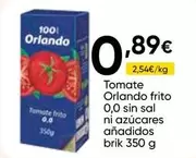 Orlando - Tomate Frito 0,0 Sin Sal Ni Azucares Anadidos