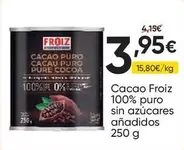 Froiz - Cacao 100% Puro Sin Azucares Anadidos