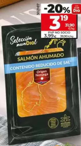 Dia Seleccion Mundial - Salmón Ahumado Reducido En Sal