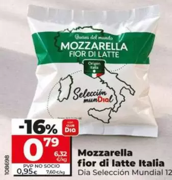 Dia Seleccion Mundial - Mozzarella Fior Di Latte Italia