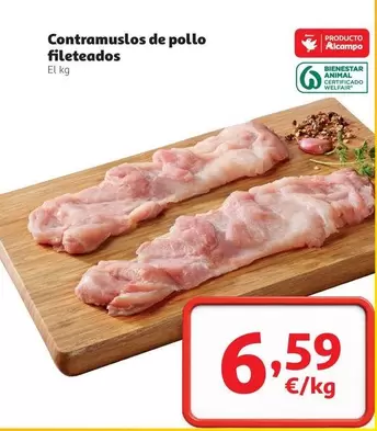 alcampo - Contramuslos de pollo fileteados