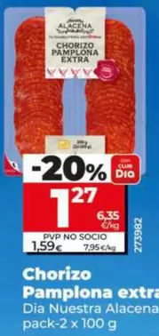 Dia Nuestra Alacena - Chorizo Pamplona Extra