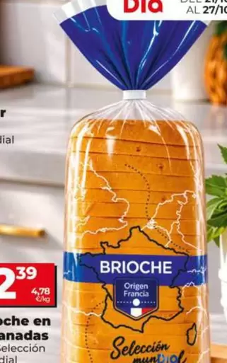 Dia Seleccion Mundial - Brioche En Rebanadas 