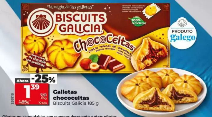 Biscuits Galicia - Galletas Chococeltas