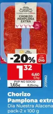 Dia Nuestra Alacena - Chorizo Pamplona Extra 