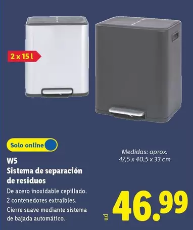 W5 - Sistema De Separacion De Residuos