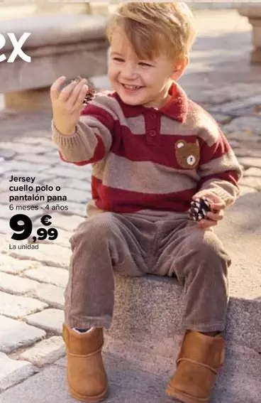 TEX - Jersey Cuello Polo O Pantalón Pana