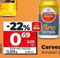 Amstel - Cerveza Oro