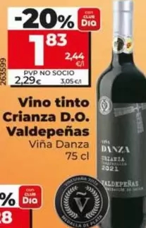 Viña Danza - Vino Tinto Crianza D.O. Valdepeñas