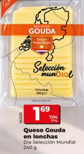 Dia Seleccion Mundial - Queso Gouda En Lonchas 