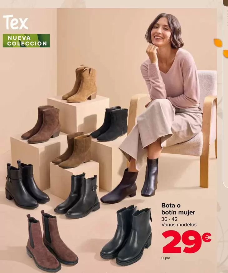 TEX - Bota O Botín Mujer