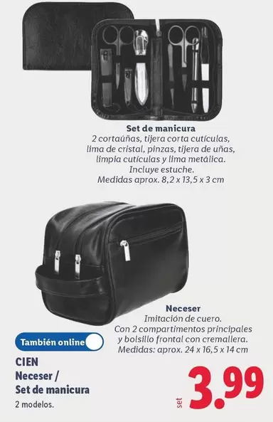 Cien - Neceser/Set De Manicura