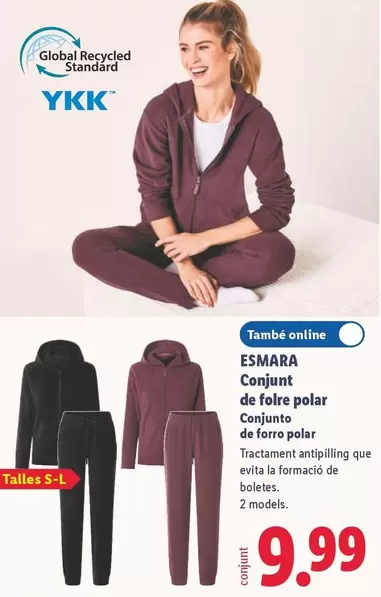 Esmara - Conjunto De Forro Polar